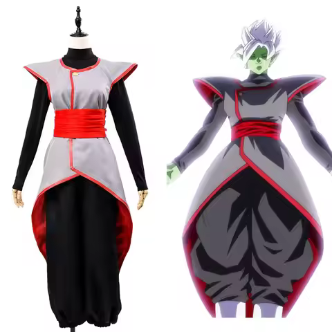 Black Zamasu Merged Potara Fusion Cosplay Costume Outfit Full Set S-XL