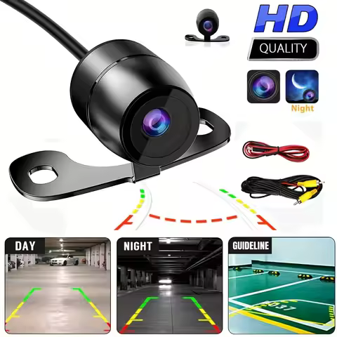 Backup Camera, Dynamic Guidance, Universal Vehicle Mount, Applicable to SUV, Pickup, Camper, Truck, 
