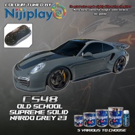 NIJIPLAY AIKKA CS48 NARDO GREY 23 OLD SCHOOL SUPREME SOLID COLOUR 2K PAINT