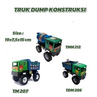 Construction Dump Truck Children's Toy Construction Car 3 Different TM 207 TMM 212 TDM 205 Size 19x7