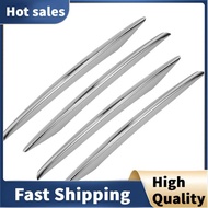 4Pcs ABS Chrome Front Fog Lamp Cover Trim for   E Class W213 E200 E300 2016 2017 2018 2019 E43 Car A