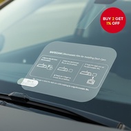 Dashcam Sticker Electrostatic Heat Resistant 10cm by 8cm