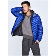 全新Uniqlo男裝WARM PADDED連帽外套非特級極輕羽絨連帽外套男絎縫鋪棉連帽外套大衣