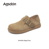 Agsdon | รองเท้าแบบสวมหุ้มส้นสำหรับผู้หญิง พื้นนุ่ม