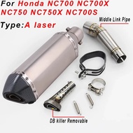 Slip On For Honda NC700 NC700X NC750 NC750X NC750S Motorcycle Exhaust Muffler Modified DB Killer Es
