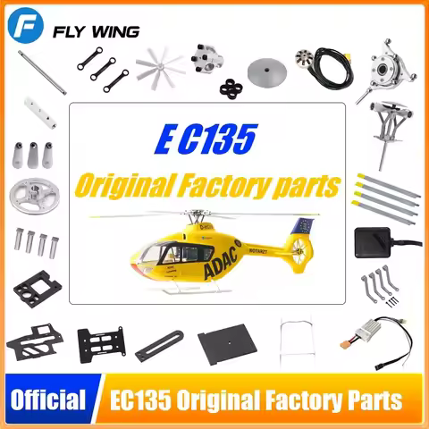 FLYWING EC135 scale helicopter parts EC135 RC Helicopter Accessories Blade Gear Motor ESC Rotor Head