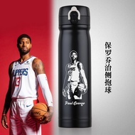 ขวดน้ำเก็บความเย็นสแตนเลสลาย Paul George Kawhi Leonard Los Angeles Clippers PG-13 พร้อมฝาปิดแบบกระโด