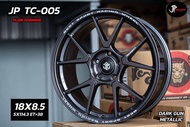 ล้อแม็ก ขอบ18 JP TC-005 18X8.5 5H114.3 ET+38 CB73.1 ล้อเบาFlow Forming สีเทา🎏ราคาชุด4วง✅ แถมจุ๊บลมยา