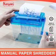 Portable Paper Shredder Handheld A6 Size Paper Cutting Machine for Office/Home/School