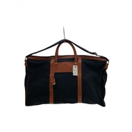 IL BISONTE Boston bag canvas BLK Direct from Japan Secondhand