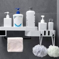 Dfanccie Hanging TOILET Rack Swivel Paste Bathroom Shampoo Soap Holder
