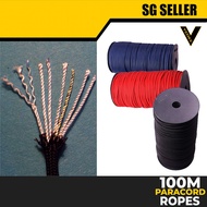 [SG SELLER] 550 PARACORD ROLL ROPE 4mm 100 METERS