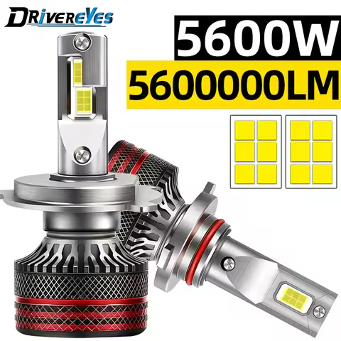 M8Pro H4 LED Headlights 5600W Brighter Canbus H7 H11 H1 H3 H8 H9 9005 HB3 9006 HB4 9012 HIR2 Car Lig