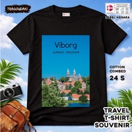 DENMARK Souvenir T-SHIRT DENMARK 50TAG made of 24s combed cotton