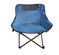全城熱賣 - 戶外便攜圓弧折疊沙灘椅(藍色)