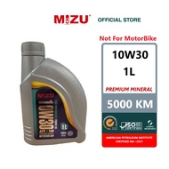 Mizu 10W30 1L Mineral Engine Oil  [FOC Sticker] Minyak hitam toyota honda perodua proton mazda nissa