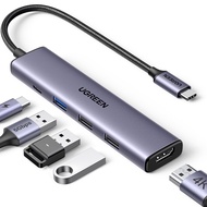 UGREEN Revodok 105 USB C Hub 5-IN-1 HDMI Output USB Hub Type-C 100W PD Rapid Charge 1*USB3.0+2*USB 2