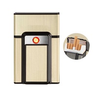 KOTAK ROKOK PLUS KOREK KEREN KOTAK R O K O K ISI 20 SLOT DENGAN KOREK ELEKTRIK IMPORT TEMPAT ROKO PA