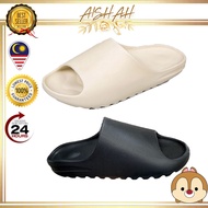 AF EVA Yeezy Slide Kanye West Men Women Black Beige Slipper Sandal Beach Plain 椰子 男女 拖鞋 凉鞋 (Size: 36