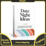 Date Night Box Card Game Romantic Couples Gift - Fun & Adventurous Scratch Off Card Game with Exciti