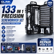 GLINK 133 In 1 Precision Magnetic Screwdriver Set Repair Tool Kit for Phone Laptop PC Electronics