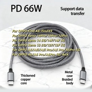 KY33 PD60W Type-C to C Fast Charger Data Cable Extension Compatible with OPPO Reno 14Pro 13Pro 12Pro