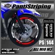 Rim Sticker - Rim Cutting Sticker Cutting Motor MIO M3