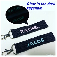 Customise keychain glow in the dark series teachers day children day gift