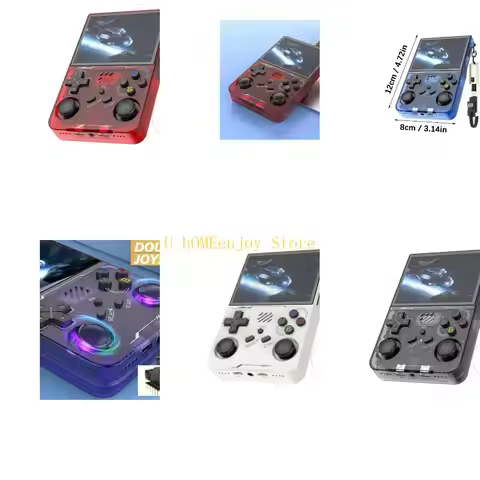B0KF R36XX Game Console 640x480 Screen Portable Device Double Joysticks School Play