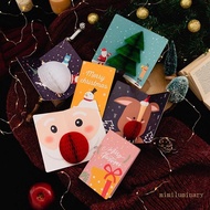 IVY 3D Merry Christmas Greeting Card Postcards Invitations with Envelope New Year Cards Xmas Party  