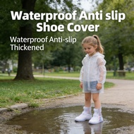 Boys Girls Waterproof Rain Shoe Cover Anti slip Thickened Cover for Children Shoe