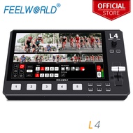 FEELWORLD L4 Multi camera Video Hybrid Switch 10.1-inch Touch Screen USB3.0 Fast Streaming