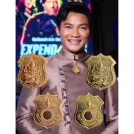 Best amulet最好佛牌 Phra Phrom 168 Tony Jaa四面神/四面佛168王嘉尔with CZ diamond micron gold waterproof casing CZ