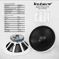 Speaker Component 18 inch Betavo B18 4XS White Series