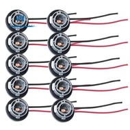 P21W 10X 1156 382 BA15S Lamp Holder Adapter Car Light Base Auto Led Lights Bulb Socket Connector
