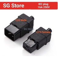 C19/C20 Socket Plug Male/Female