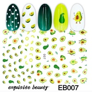 Nail stickers, fruit-shaped Pieceg stickers - code EB