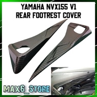 Yamaha NVX155 V1 Rear Footrest Cover Carbon NVX V1 Side Body Cover Carbon Side Cover NVX Karpet Body
