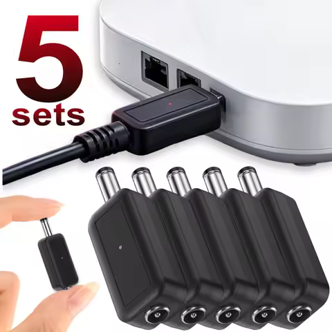 1-5Pcs DC WiFi Auto Reboot Router 24H Automatic Power Off Reset Tool 5.5x2.1mm Routers 24h Restart C