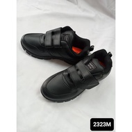 ABARO - Sekolah Rendah Kasut PVC Hitam [2323]