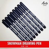 Snowman Drawing Pen 0.05 - 0.8 (Unit) Pen Stationery