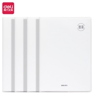 Deli Notebook with Waterproof EVA Soft Plastic Book Cover A5/B5 Dustproof Buku Nota Journal Aestheti