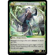 Grand Archive TCG | Poised Bowman (C) | EN-166— HVN Single Card