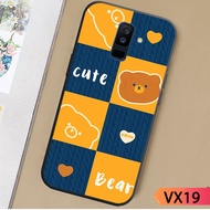 Samsung A6 - A6 Plus - A8 - A8 Plus - J6 - J6 Plus - J8 Case - cute bear Orange