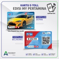 Kartu Etoll Flazz Emoney  Edisi My Pertamina