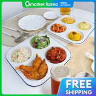 Bloom at Home Cobalt Plating 4-Compartment Divided Plate 1P