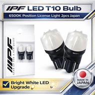 IPF LED T10 Position Lamp License Plate Light Bulb 6500K Auto Lighting Japan【2026】