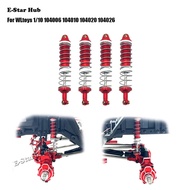 Oil Hydraulic Shock Absorber for WLtoys 104006 104010 104020 104026 Metal Upgrade Parts Rc Model Cra