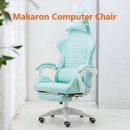 【Free Shipping】Makaron Computer Chair Home Live Ergonomic Gaming Chair Sports Armchair Swivel Chair Office Chair