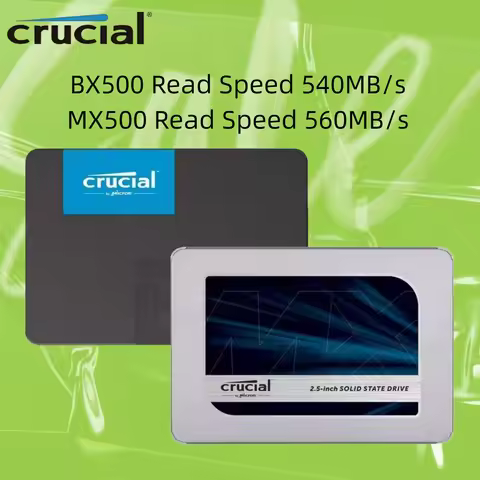 Crucial SSD MX500 BX500 240GB 500GB 1TB 2TB 3D NAND SATA 2.5 Inch High Speed Internal Solid State Dr